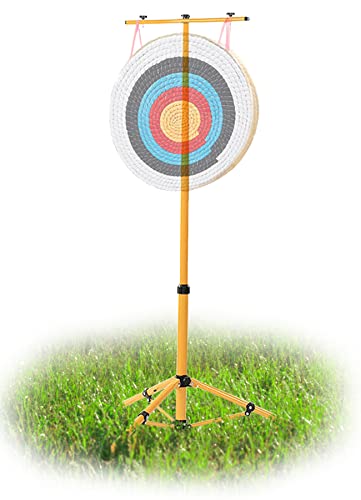Meuiosd Archery Target Stand ?Portable Target Holder for Grass Target & Point Bag Archery Target
