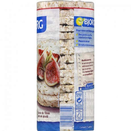 BJORG - Galettes Au Sarasin Sans Sel Bio Sans Gluten 130G - Lot De 4 - livraison offerte