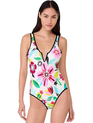 kate spade new york Womens Safari Floral V Wire One Piece