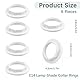6 Stück Schraubring für Lampenfassung E14 Lampenschirm Ring 28mm Lampenschirm Halterung Reduzierring Schraubring Kunststoff Weiß für Tischlampe Deckenleuchten