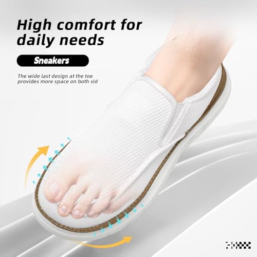 Mens Casual Loafers Slip-on Boat Mesh Walking Shoes Business Oxfords Sneakers Work Comfortable Lightweight Soft Sole3