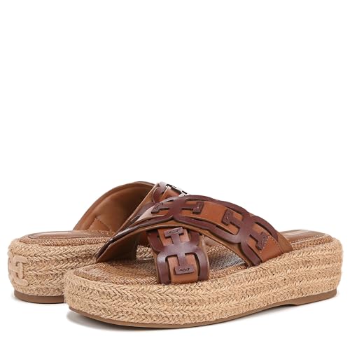 Sam Edelman Pria Slide Sandal Rich Cognac/Maple Bourbon 6.5 Medium