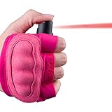 Guard Dog Instafire Xtreme Self-Defense Pepper Spray for Running and Jogging with Knuckle Defense, Fits in Hand, Sweatproof, Pink