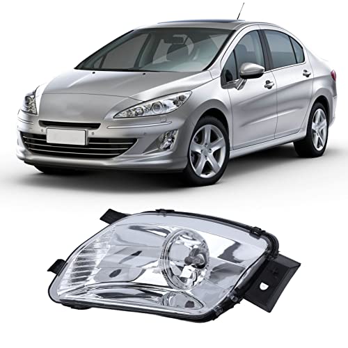 Ampoule H11 55W 12V 9670528280 Pare-chocs Avant Droit Antibrouillard D' assemblage De Feux De Brouillard De Voiture Avec Ampoule Pour 308 408 308sw 308cc Feu Avant Brouillard 55W 12V