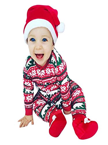 Xinantime Ropa Bebe NiñA Invierno NiñO Manga Larga Infantil Baby Boys Girl Cartoon Bear Christmas Letter Romper Jumpsuit Trajes