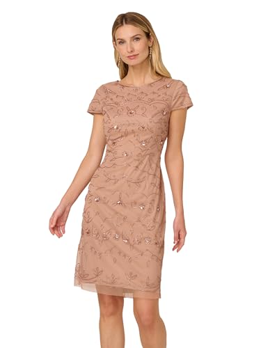 Image of Adrianna Papell Women's Beaded Sheath Dress
