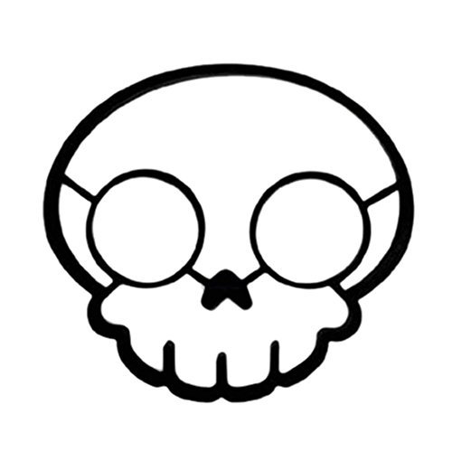 chendongdong  diseño de silicona con forma de calavera huevo frito Mould Shaper Anillo Cocina Cocinar Herramienta