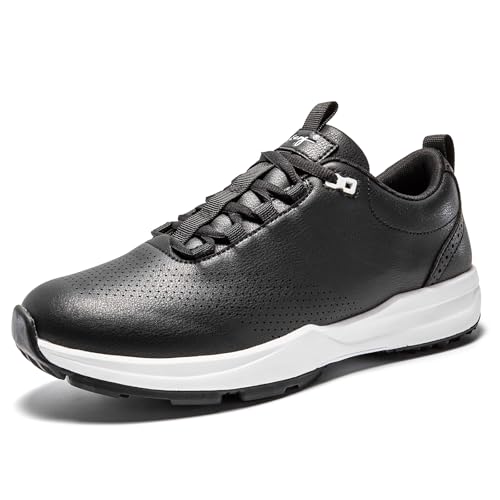 UOFEIY Men's Spikeless Golf Shoes