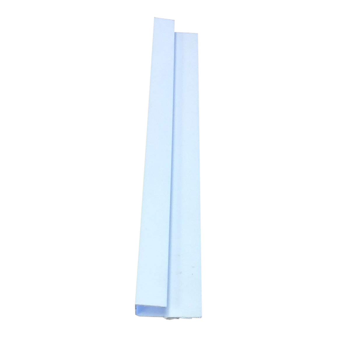 END Cap Trim for 10mm Wide Wall Panels in White. Used with Waterproof Bathroom Wall Panels for Shower Rooms and BATHROOMS