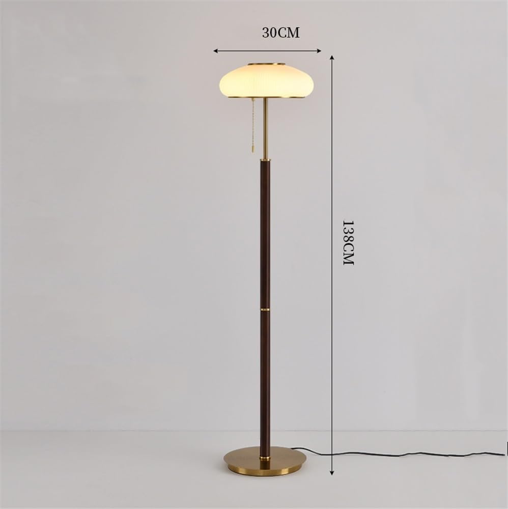 Lampadaire Abat-jour en verre Lampadaire Salon Canapé À côté Bureau Chambre Lampe de table Lampe sur pied d'ambiance Lampes d'angle sur pied