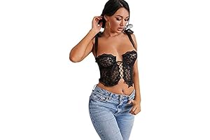 Black Lace Corset Bra - Sensual Enchantment