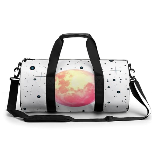 Sac de sport Galaxie Rouge 45x23x23cm pour voyage et gym