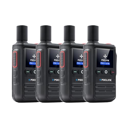 Image of Lifetime Free Global Walkie Talkies Long Range, POC-1 Lite, 4G LTE Unlimited Range POC Two-Way Radios with Bluetooth & APP, 3000mAh Rechargeable Walkie Talkies, Support User Self-Group Creation