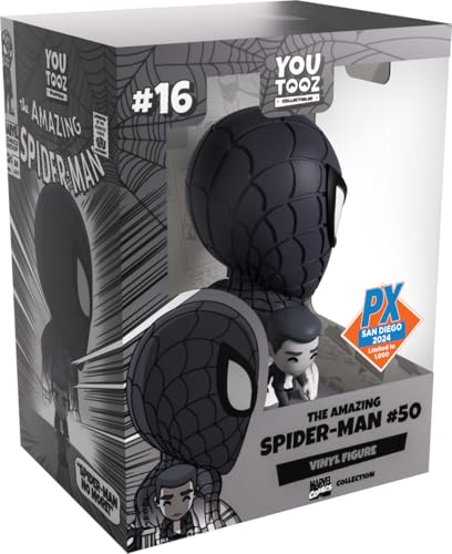 Youtooz Figura de Vinilo Exclusiva de San Diego 2024 Amazing Spider-Man #50 (Blanco y Negro)
