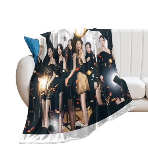 Twice �؍��̉��y�O���[�v �؍� �t�����l���ѕz �_�炩���ł����K�ł��џ~ �~�q �ē~�p�u�����P�b�g �\�t�@�[�ł� ������ ���s 50"x60"