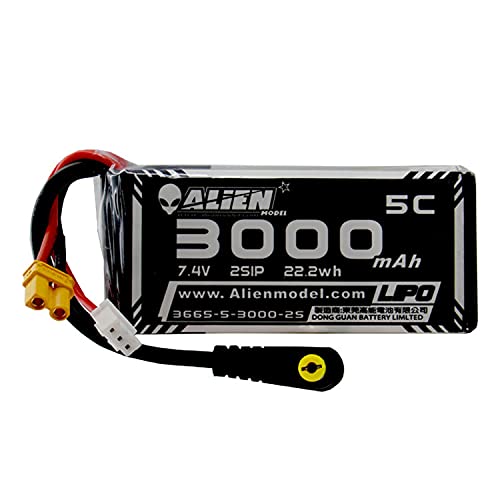 Kingduo 7.4V 3000Mah 2S1p 5C Lipo Battery For Fatshark Hdo Dji Goggles