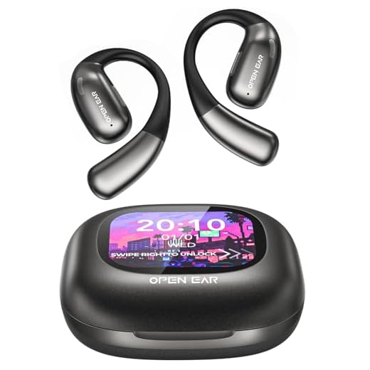 AI Übersetzer Kopfhörer, 3-in-1 übersetzungskopfhörer mit LCD-Touchscreen,135 Sprachen mit App, 5 Übersetzungsmodi Echtzeit Übersetzer Ohrhörer, 60H Bluetooth 5.4 Kopfhörer übersetzer für Lernen