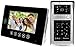 Produktbild 7inch Intercom Video Türklingel-Türtelefonsystem Touch-Digital-Monitor 25 Ringe mit wasserdichter Outdoor-Kamera IR-Nachtsicht mit 125 kHz RFID Keyfobs lsmaa