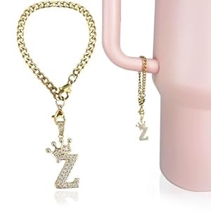 LUHOHI Złota Zawieszka do Kubka Litera Z