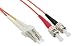 Produktbild InLine Patch-Kabel - LC Multi-Mode (M) - ST Multi-Mode (M) - 10 m - Glasfaser - 62,5/125 Mikrometer - (OM2) - halogenfrei