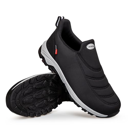 ZVJV Basket sans Lacets Slip on Sneaker Chaussure Personne Agee Extra Large Diabetique Chaussure Adaptées pour Tendinite Hallux Valgus Orthopédique Unisex...