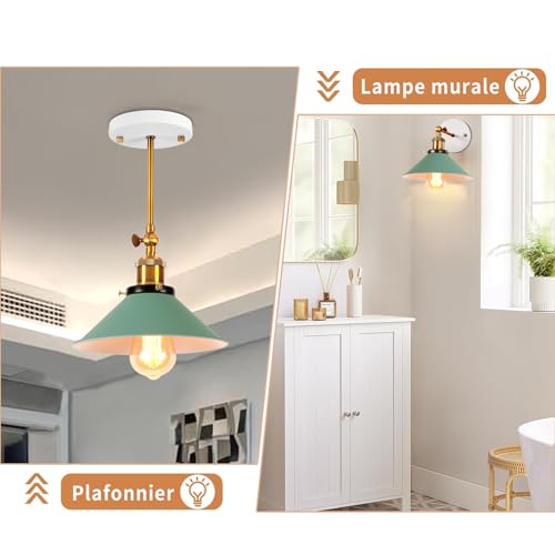 Luz de Pared Ajustable E27 para Eliminar Zonas Oscuras en Pasillos Cortos y Cocinas Estrechas 6