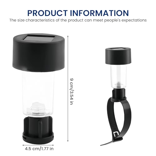 Luces LED para piscina BORDEAG de alta resistencia impermeable con carga solar integrada 2