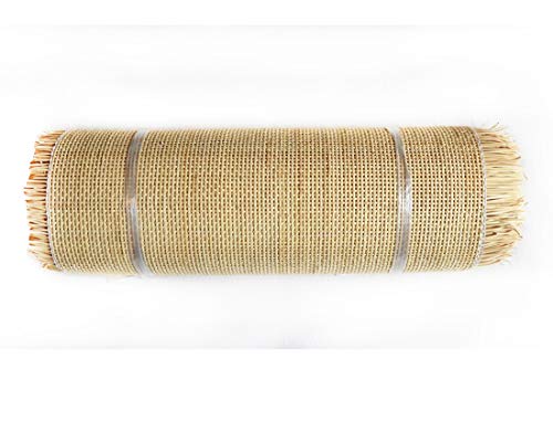 Birdikus Rejilla de Mimbre para la reparación de sillas de la máxima Calidad, Grado A, Cuadrada 2x2mm, Rejilla Vegetal tireta de Junco (60x50 cm)