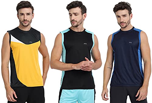 Image of FTX Men's Solid Regular Fit T-Shirt