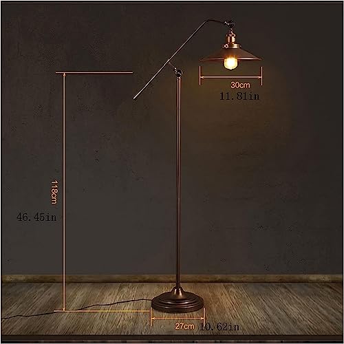 Lampadaire d'intérieur rétro aux finitions soignées et durables - 4