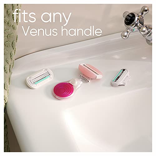 Gillette-Venus-Mini-ComfortGlide-White-Tea-Razors-for-Women-Includes-1-Venus-Razor-Mini-Handle-3-Razor-Blade-Refills-1-Travel-Case