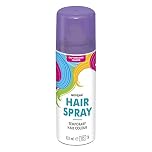 Neon Purple Temporary Hair Spray (4.5 fl. oz) 1 Count - Easy-to-Use Colorful Hair Styling for Festivals, Parties, and Events
