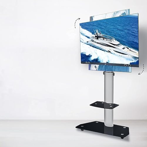 Soporte móvil para TV con ruedas y altura ajustable miniatura 2