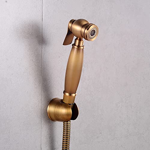 Pulvérisateur de bidet à main for toilettes en laiton rétro