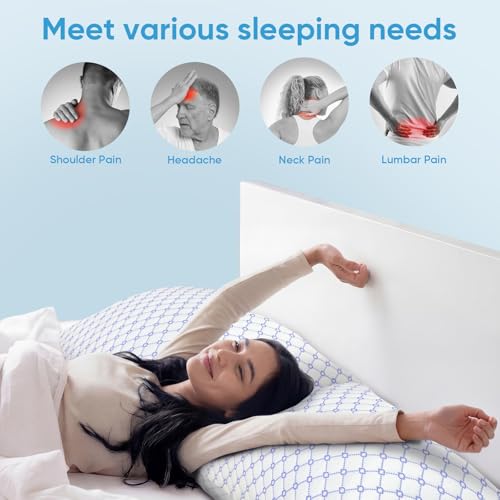 Almohada de Espuma Viscoelástica Queen Ajustable miniatura 3