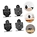 TOYANDONA Aluminum Alloy Shooting Game Targets for Training Each of Alloy Target for Indoor and Outdoor Use Easy Setup Durable Design