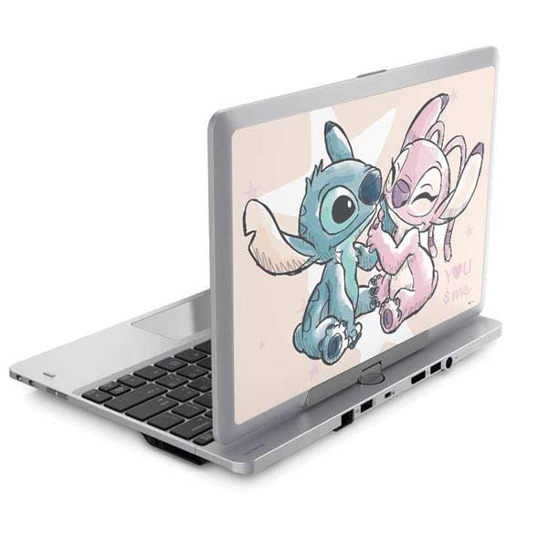 Skinit Decal Tablet Skin Compatible with Elitebook Revolve 810 - Officially Licensed Disney Lilo and Stitch Stitch and Angel Design