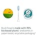 Philips Sonicare C3 Two-in-One - Genuine Replacement Electric Toothbrush Heads, White, 4 Pack One Year Supply, HX9044/65