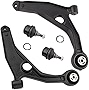 BOXI 4pc Front Suspension Front Lower Control Arms and Ball Joints Fit for Chrysler 200 2011-2014 | Sebring 2007-2010 | Fit for Dodge Avenger 2008-2014 | Journey 2009-2015 | K641333 K641334 K500120