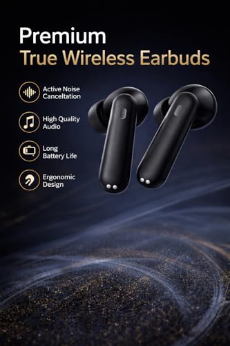Image of Original Earbuds for Oneplus Buds 3 Pro, Balanced Audio Output, Crystal Vocal Clarity, & Long Playback Performance (Black) 28k