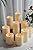 Comenzar Battery Operated Candle LED Flameless Candles LED Candles with Timer,Outdoor Waterproof Candles(D: 3" x H: 4" 5" 6") 9pack