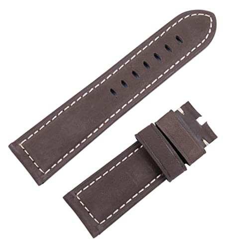Bracelet Panerai en cuir nubuck de veau rétro chic 22mm