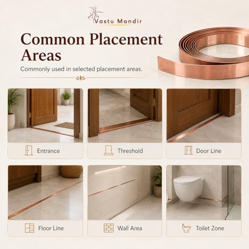 Image of Copper Strip 1 mm Thick (1 in Width, 25 ft) Vastu Remedy for Energy Balance