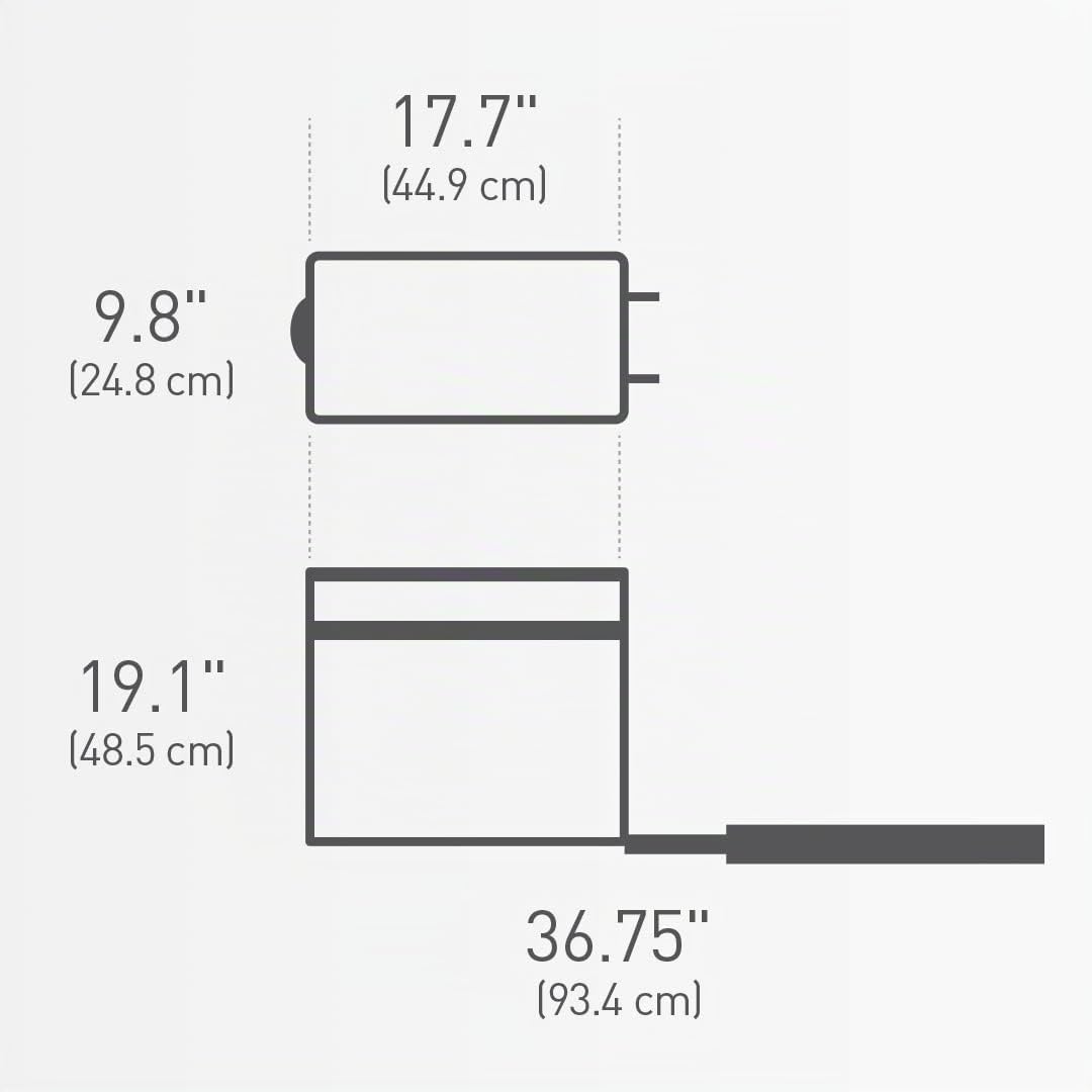 simplehuman CW1124 cubo extraíble, estructura de acero resistente, 30 L