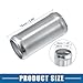 A ABSOPRO Car Adapter Joiner Pipe Universal 35mm 1.38