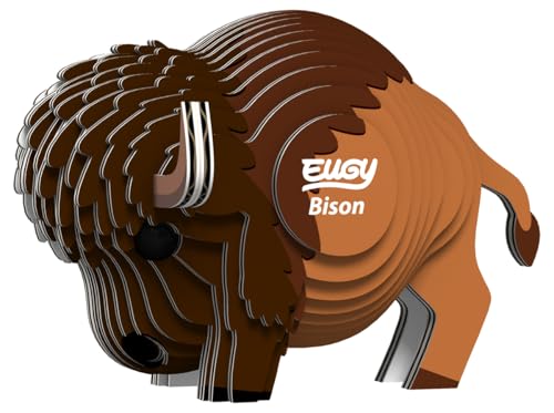 EUGY 045 Bisonte. Eco-Friendly 3D Paper Puzzle