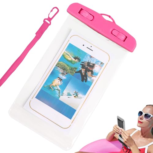 Genérico Impermeable para Teléfono | Soporte Transparente Pantalla Táctil del Móvil | para Natación - para Crucero Vacaciones Running Camping Buceo Viajes Playa Natación Kayak