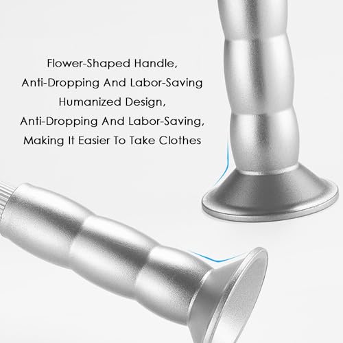 Tringle de penderie rabattable pour optimiser le rangement du dressing - 4