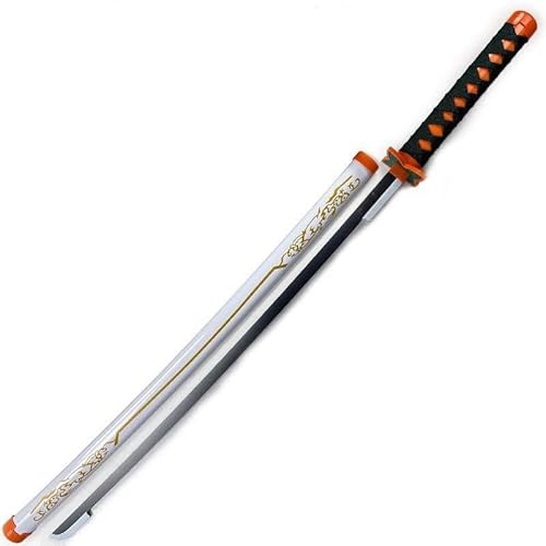 [Sanjucos] コスプレ 道具 に適合する 胡蝶しのぶ 100CM 鬼殺隊 日輪刀 刀 剣 武器 刀袋付き ABS材質 模造刀 W31206135（Amazon）