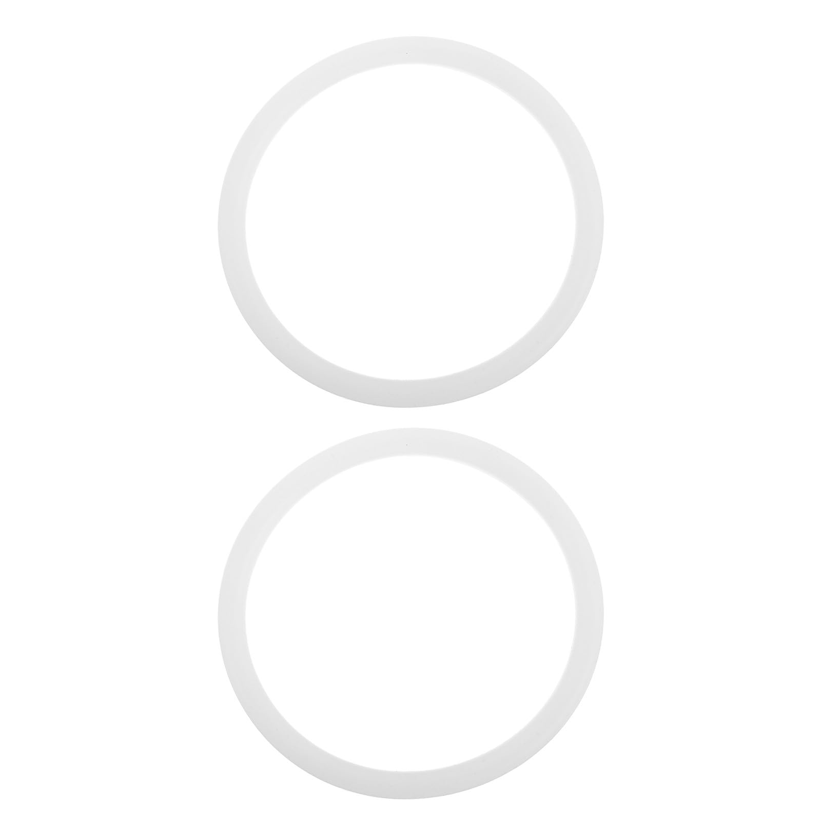 2pcs Leak-Proof Rubber Replacement Seal Rings for Ice Cream Machine Outlet Valve, Soft Serve Gasket Parts, Airtight Ice Cream Maker Accessories for Home and Commercial Use